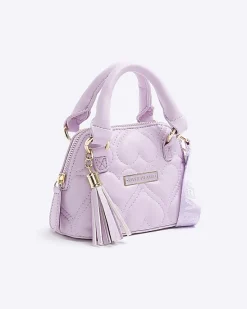 River Island quilted heart mini tote bag< Bags & Purses