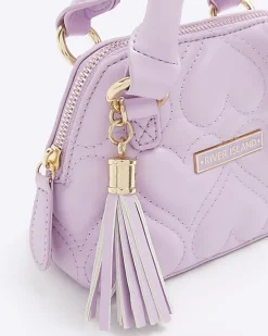 River Island quilted heart mini tote bag< Bags & Purses