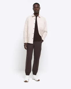 River Island regular fit chest pocket shirt< Shirts