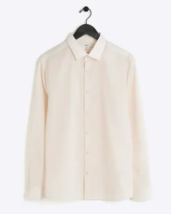 River Island slim fit long sleeve smart shirt< Shirts