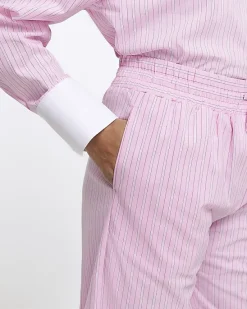 River Island stripe straight pull on trousers< Trousers