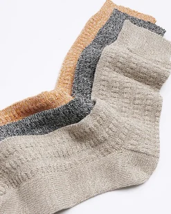River Island 3PK Beige boot socks< Underwear & Socks