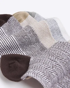 River Island 5PK beige textured ankle socks< Underwear & Socks