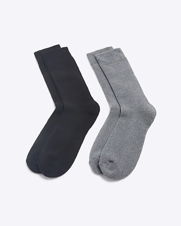 River Island 2PK boot socks< Underwear & Socks