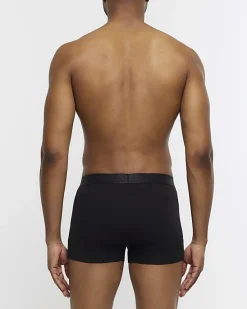 River Island 4PK Check cotton stretch Trunks< Underwear & Socks