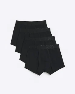 River Island 4PK cotton stretch Trunks< Underwear & Socks