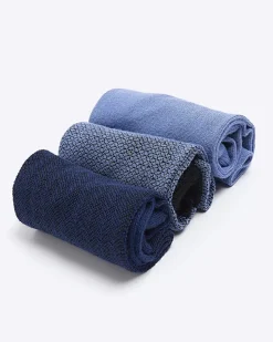 River Island 3PK geometric bamboo ankle socks< Underwear & Socks