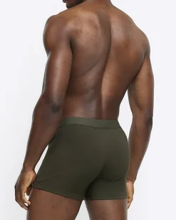 River Island 3PK and Khaki Modal trunks< Underwear & Socks