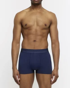 River Island 4PK Cotton Stretch RI trunks< Underwear & Socks