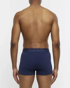 River Island 4PK Cotton Stretch RI trunks< Underwear & Socks