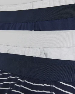 River Island 4PK stripe Cotton Stretch trunks< Underwear & Socks