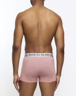 River Island 4PK Cotton Stretch RI trunks< Underwear & Socks