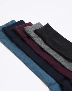 River Island 5PK embroidered ankle socks< Underwear & Socks