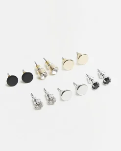 River Island 6PK silver stud earrings< Jewellery & Watches
