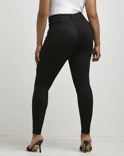 River Island Plus high waist skinny jeans< Plus