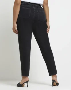 River Island Plus high waisted mom jeans< Plus