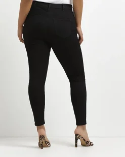 River Island Plus high waisted skinny jeans< Plus