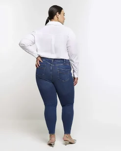 River Island Plus bum sculpt skinny jeans< Plus
