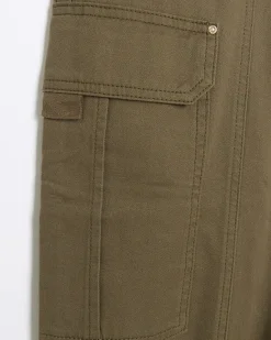 River Island Plus zip cuffed cargo trousers< Plus