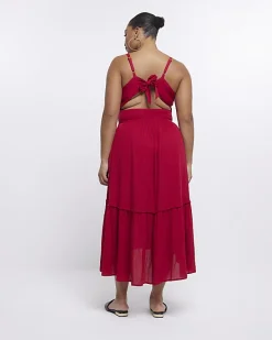 River Island Plus cut out maxi dress< Plus