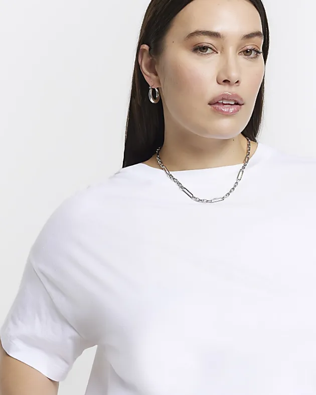 River Island Plus boxy t-shirt< Plus