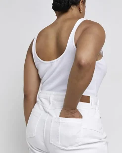 River Island Plus high waisted mom jeans< Plus