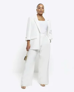 River Island Plus roll sleeve blazer< Plus