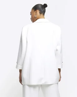 River Island Plus roll sleeve blazer< Plus