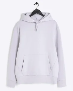 River Island regular fit plain hoodie< Tracksuits