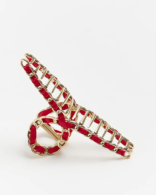River Island chain hair claw< Accessories