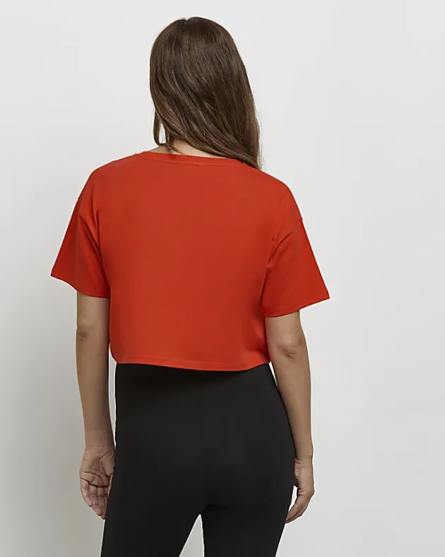 River Island cropped maternity t-shirt< Maternity
