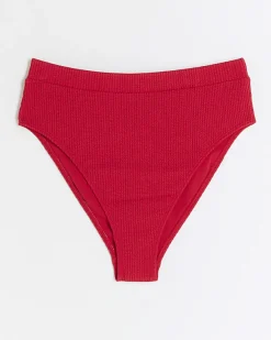 River Island high waisted crinkle bikini bottoms< Swimwear & Beachwear