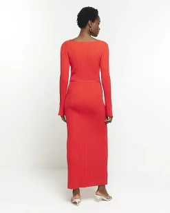 River Island knit rib jumper maxi dress< Dresses