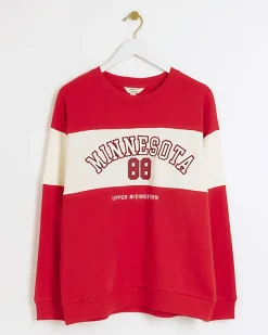 River Island Minnesota Graphic Sweatshirt< Loungewear