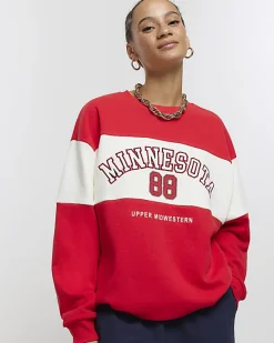 River Island Minnesota Graphic Sweatshirt< Loungewear
