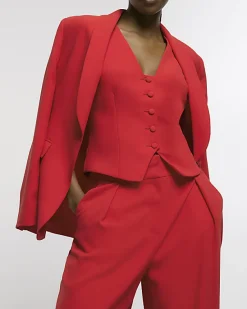 River Island pleated wide leg trousers< Trousers