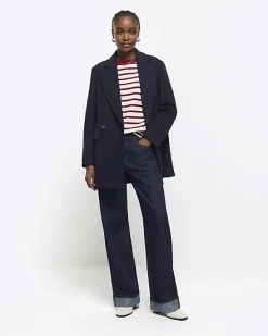 River Island stripe long sleeve sweatshirt< Loungewear