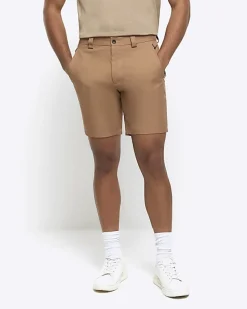 River Island Rust tapered fit shorts< Shorts