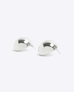 River Island Silver Ball Stud Earrings< Jewellery