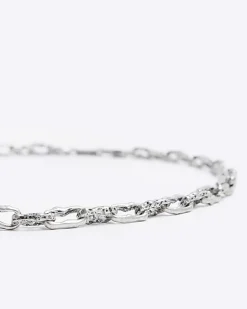 River Island Silver colour oval chain link necklace< Jewellery & Watches