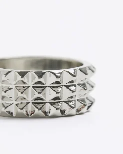 River Island Silver colour spike ring< Jewellery & Watches
