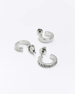 River Island Silver hoop earrings multipack< Jewellery