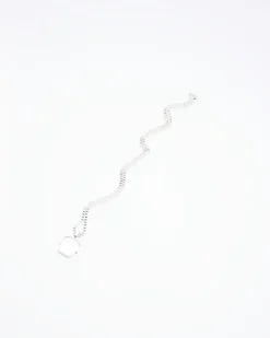River Island Silver plated square necklace< Jewellery & Watches