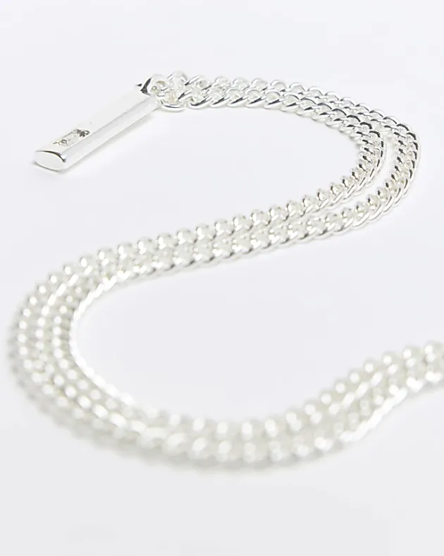 River Island Silver plated tag necklace multipack< Jewellery & Watches