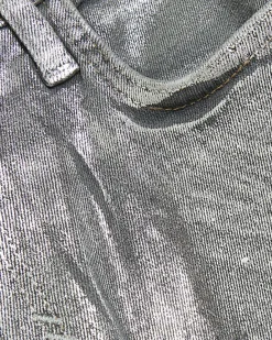 River Island Silver slim straight coated jeans< Jeans