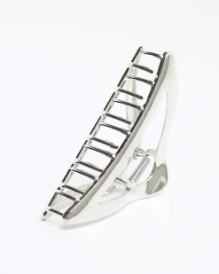 River Island Silver Triangle Hair Claw< Accessories