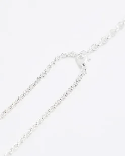 River Island Silver Twisted Chain Necklace< Jewellery