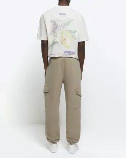 River Island regular fit cargo joggers< Joggers