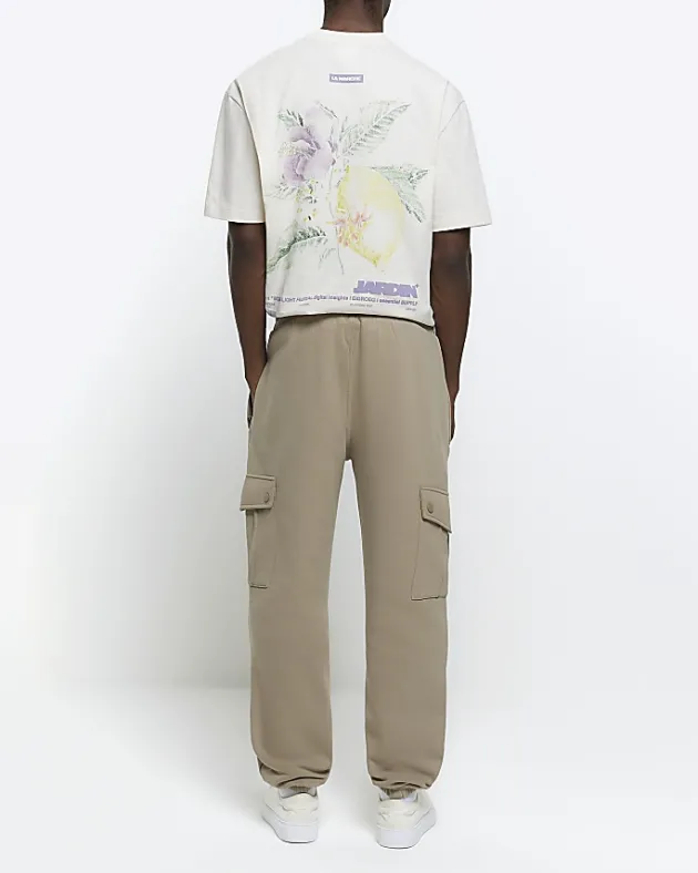 River Island regular fit cargo joggers< Joggers