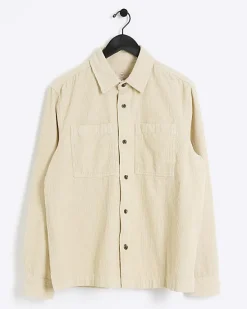 River Island regular fit corduroy overshirt< Shirts